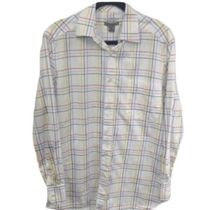 Johnston & Murphy Men's Button Down Shirt Sz Small